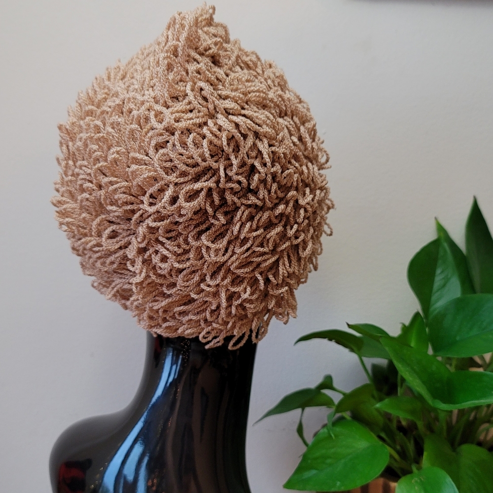 VTG 60s Loop Knit Hat - Picture 5 of 11